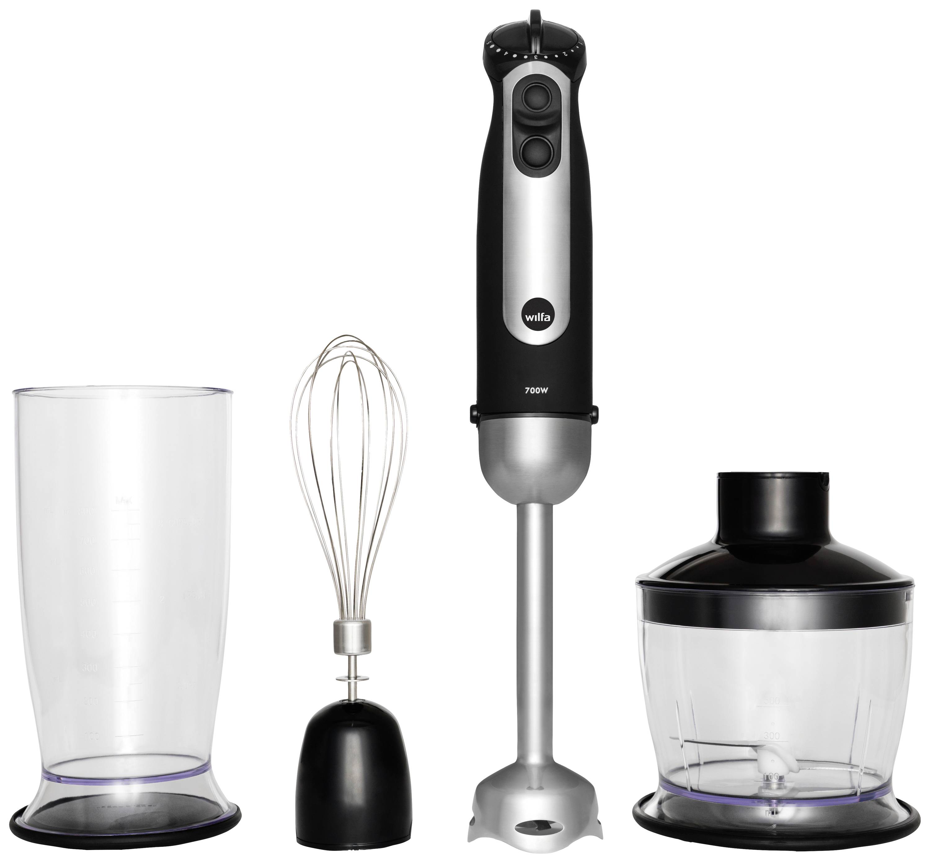 Wilfa SM-1FP Hand-held blender 700 W Stainless steel, Black