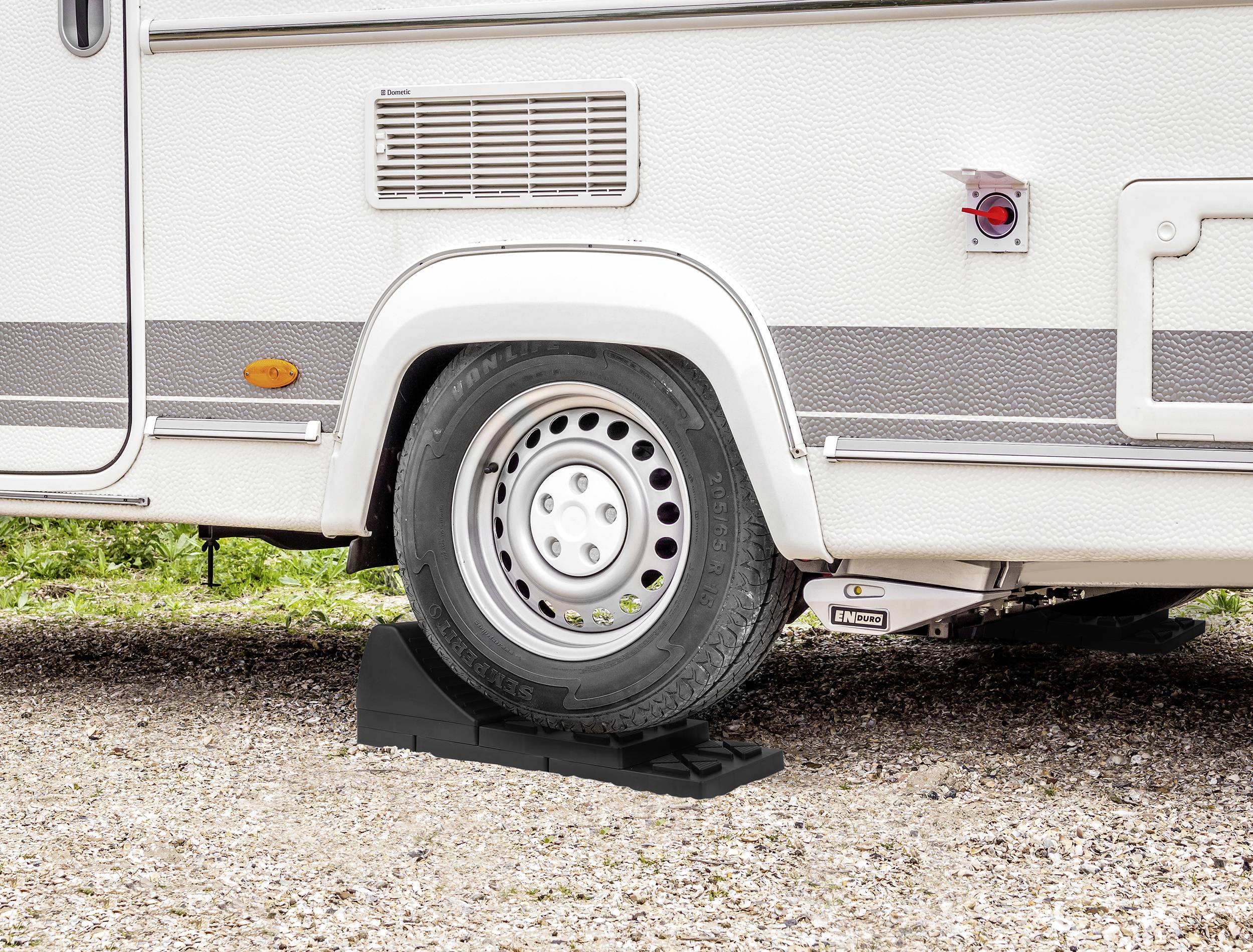 Calima 46057 Levelling ramp, Wedge 2500 kg PP 24 cm x 24 cm x 25 mm