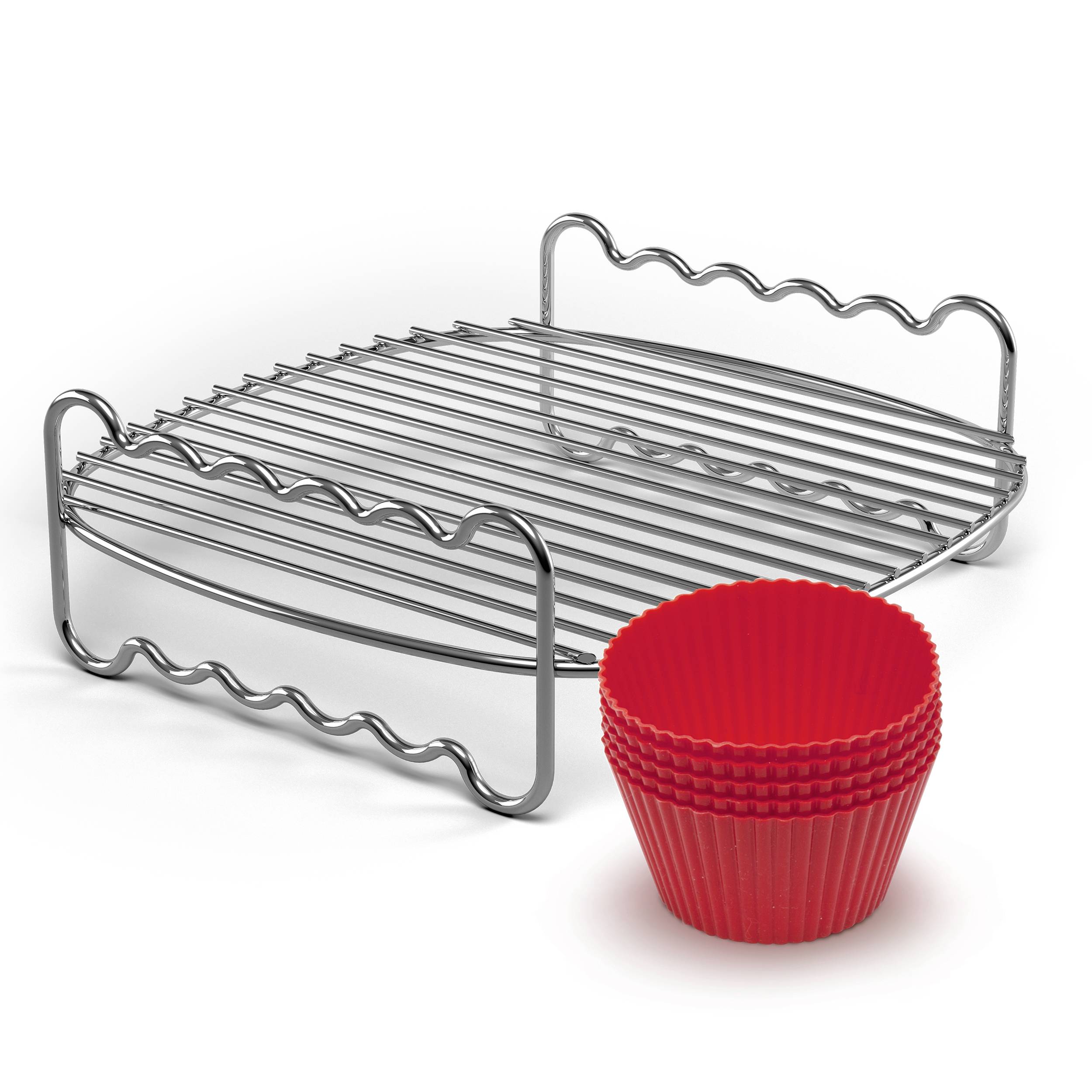 Philips HD9904/01 Philips Compact Party Kit: Grille grate + 7 muffin cups