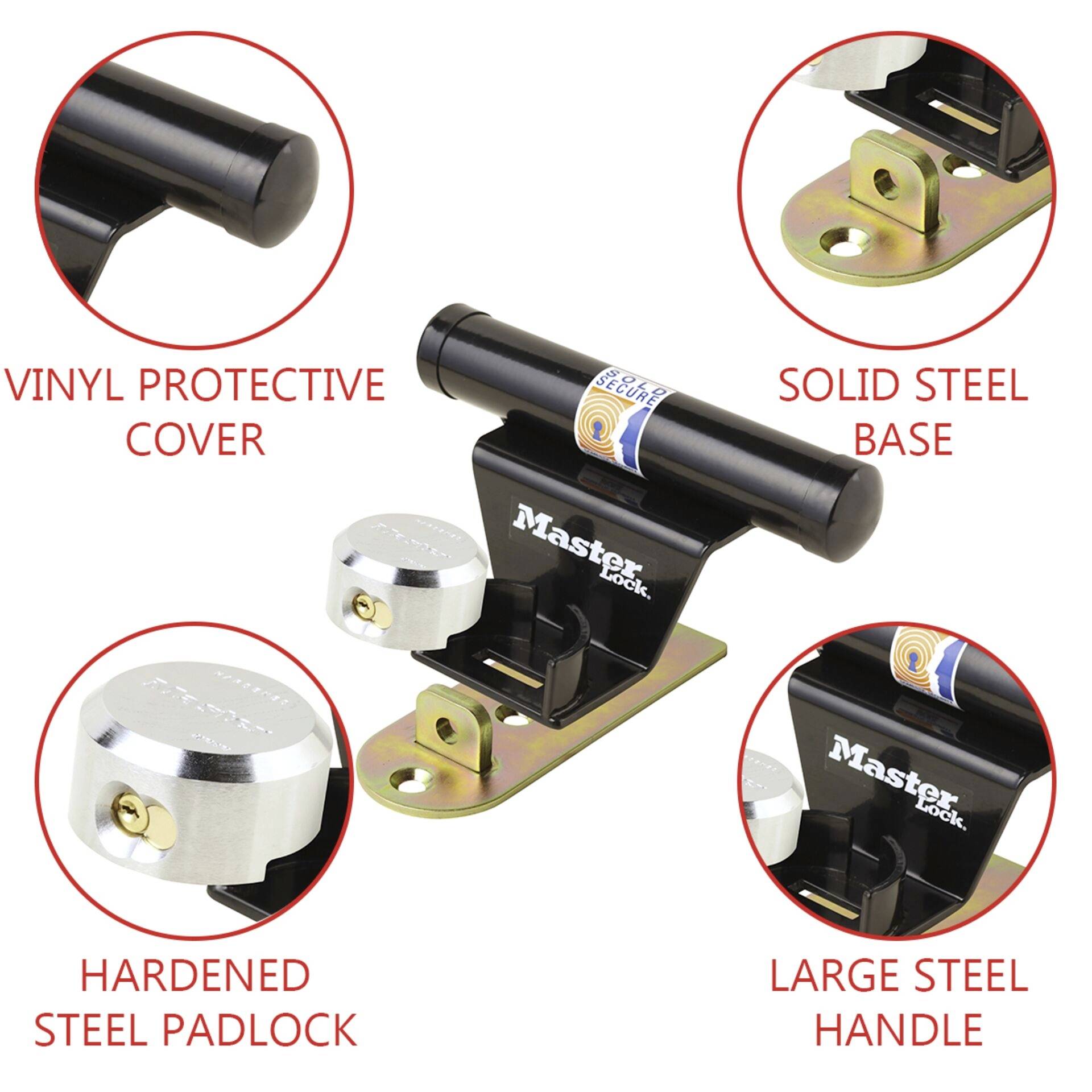 Master Lock P37530 Door extra bar lock