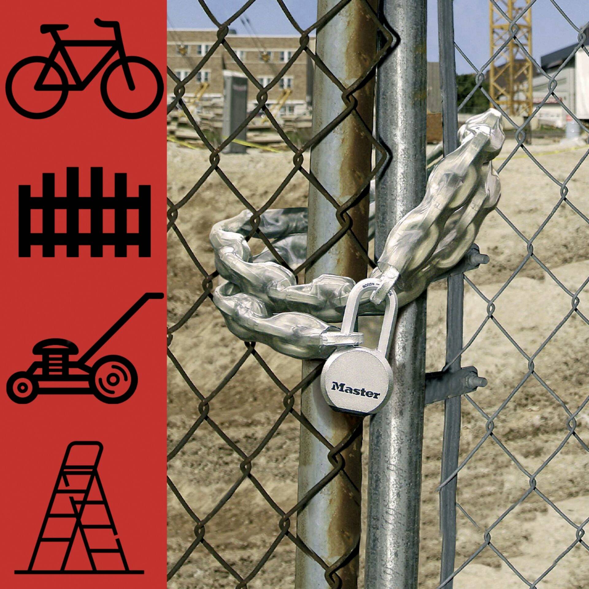 Master Lock 8021EURD Chain Silver