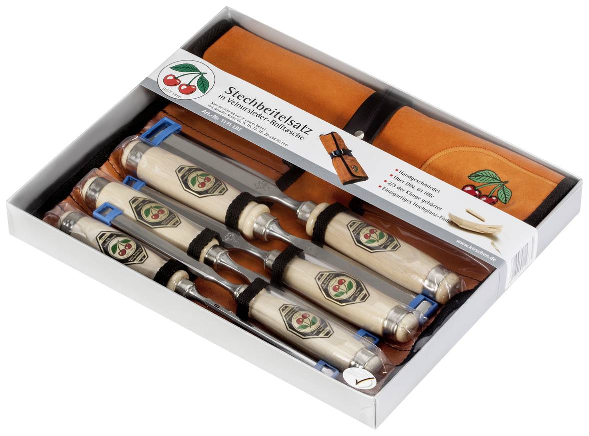Ripping chisel set with beech stock Kirschen 1171000