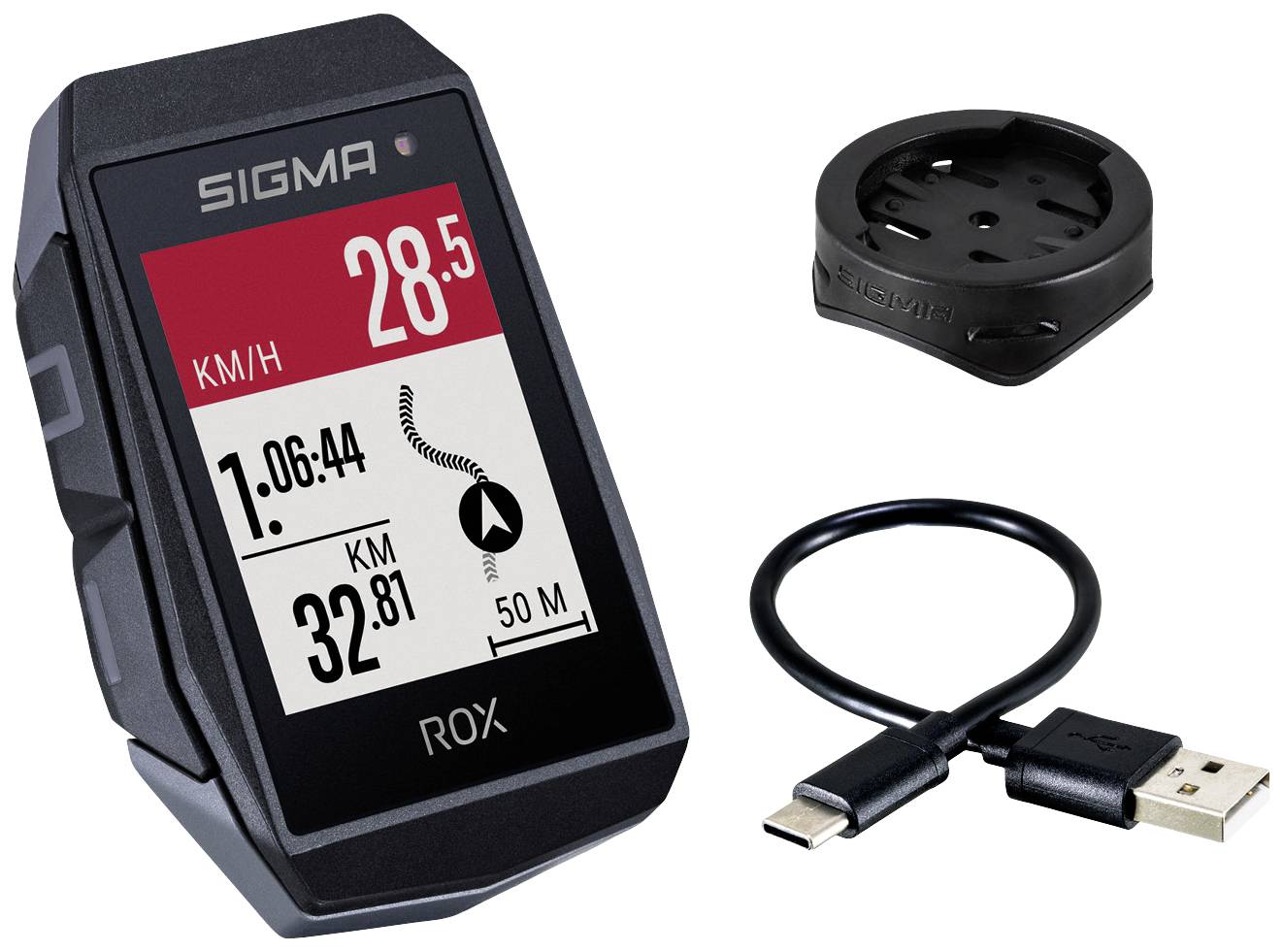 Sigma ROX 11.1 EVO Basic Bicycle GPS Cycling GPS, GLONASS, sprayproof