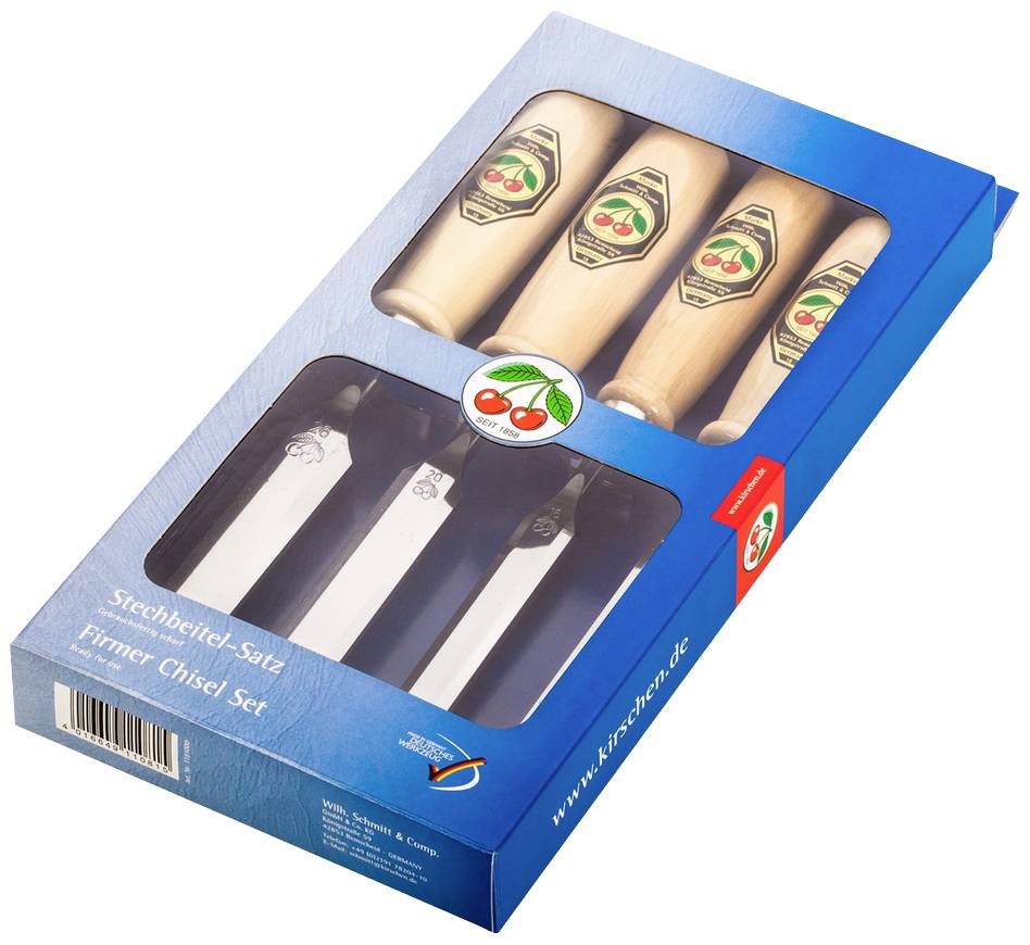 Ripping chisel set, white beech stock Kirschen 1181000