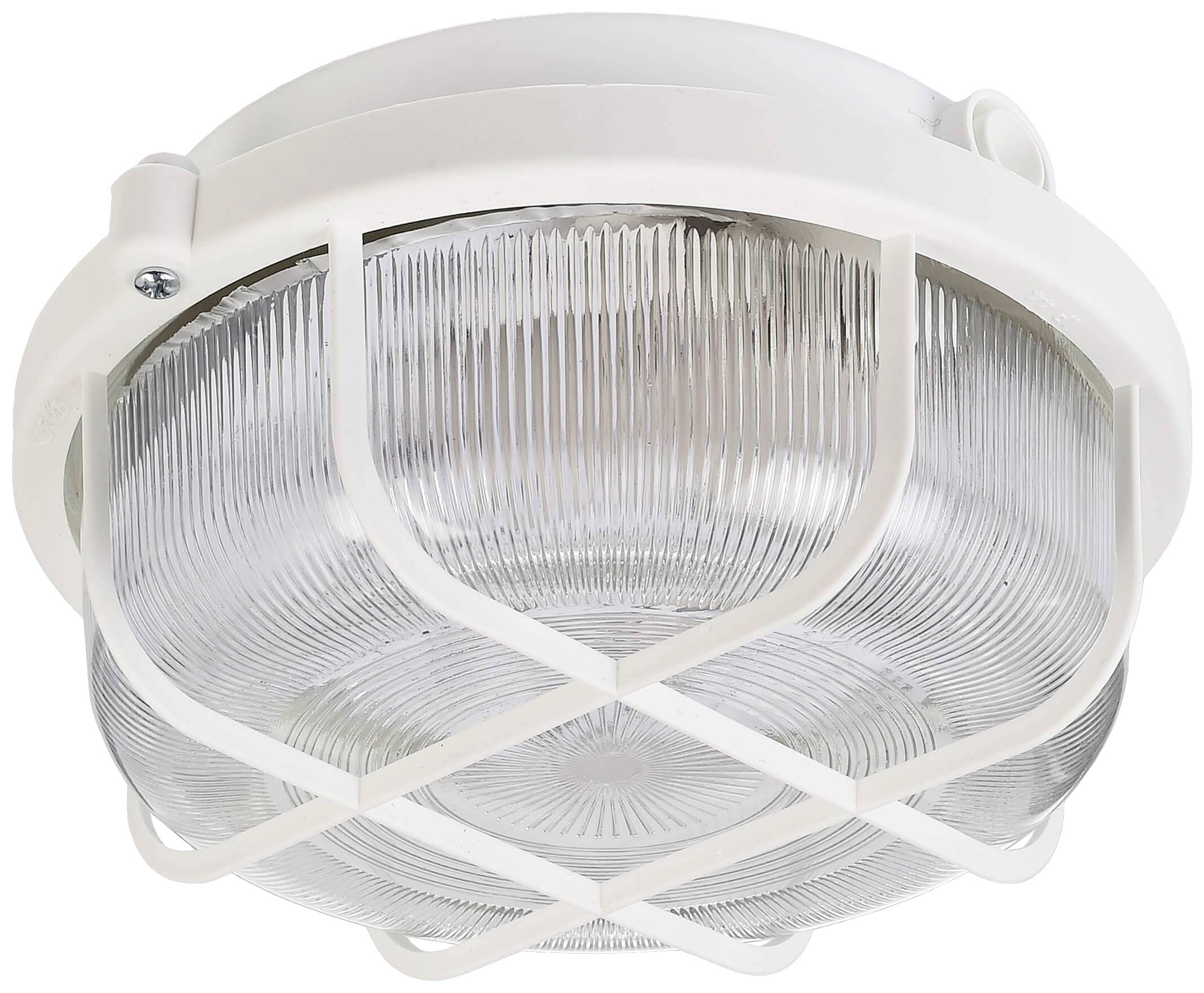 Deko Light Syrma Rund Weiß 401014 Outdoor ceiling light, Outdoor wall light E-27 White