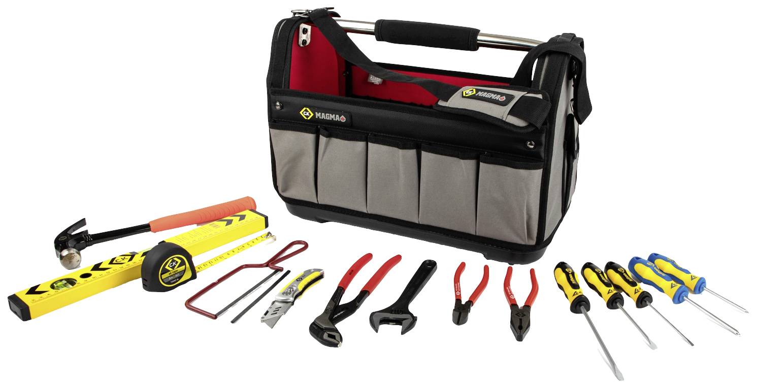 C.K T5971 Tool kit Trades person Bag 15-piece