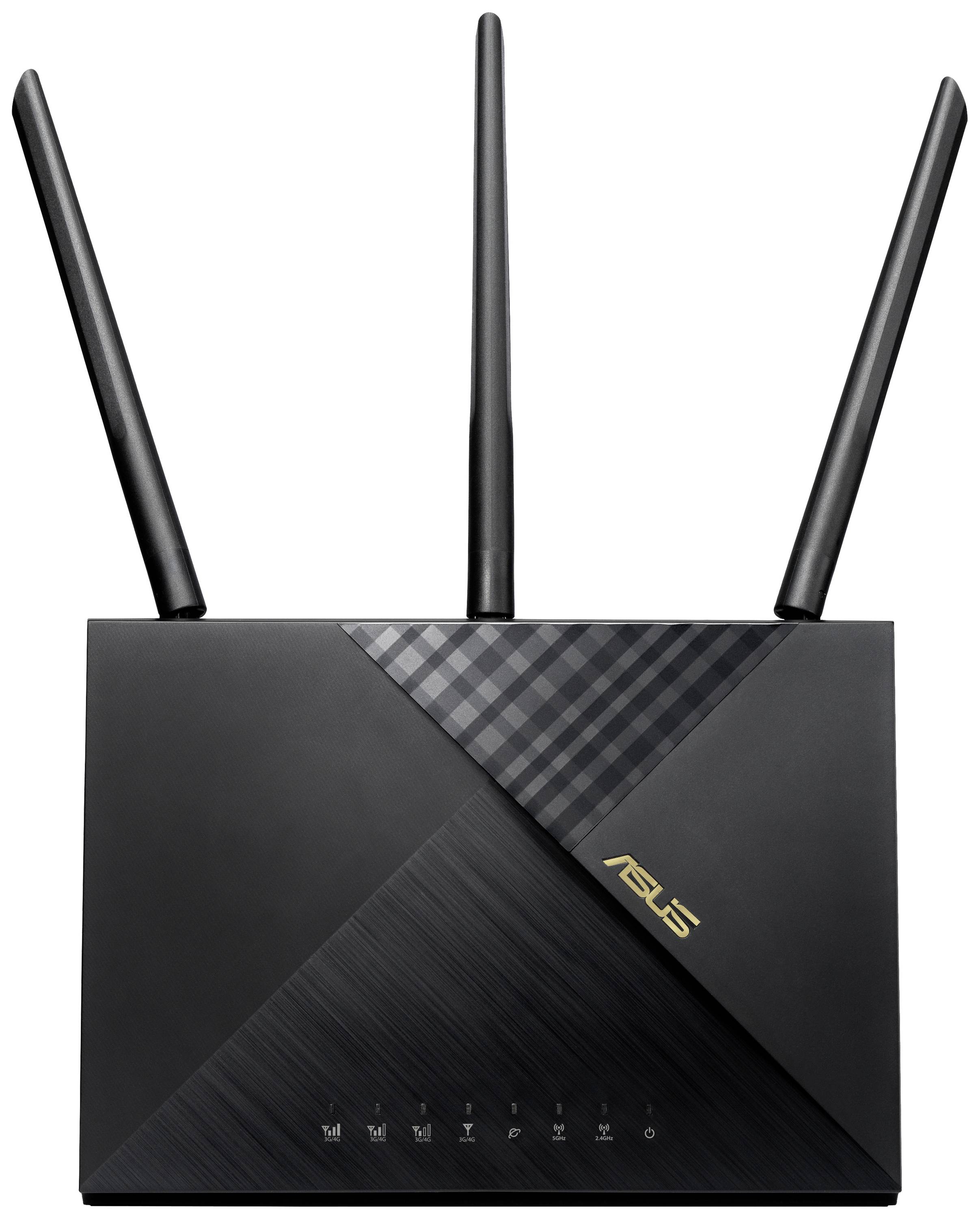 Asus 4G-AX56 AX1800 Cat. 6 Router Built-in modem: UMTS, LTE 2.4 GHz, 5 GHz 1201 MBit/s