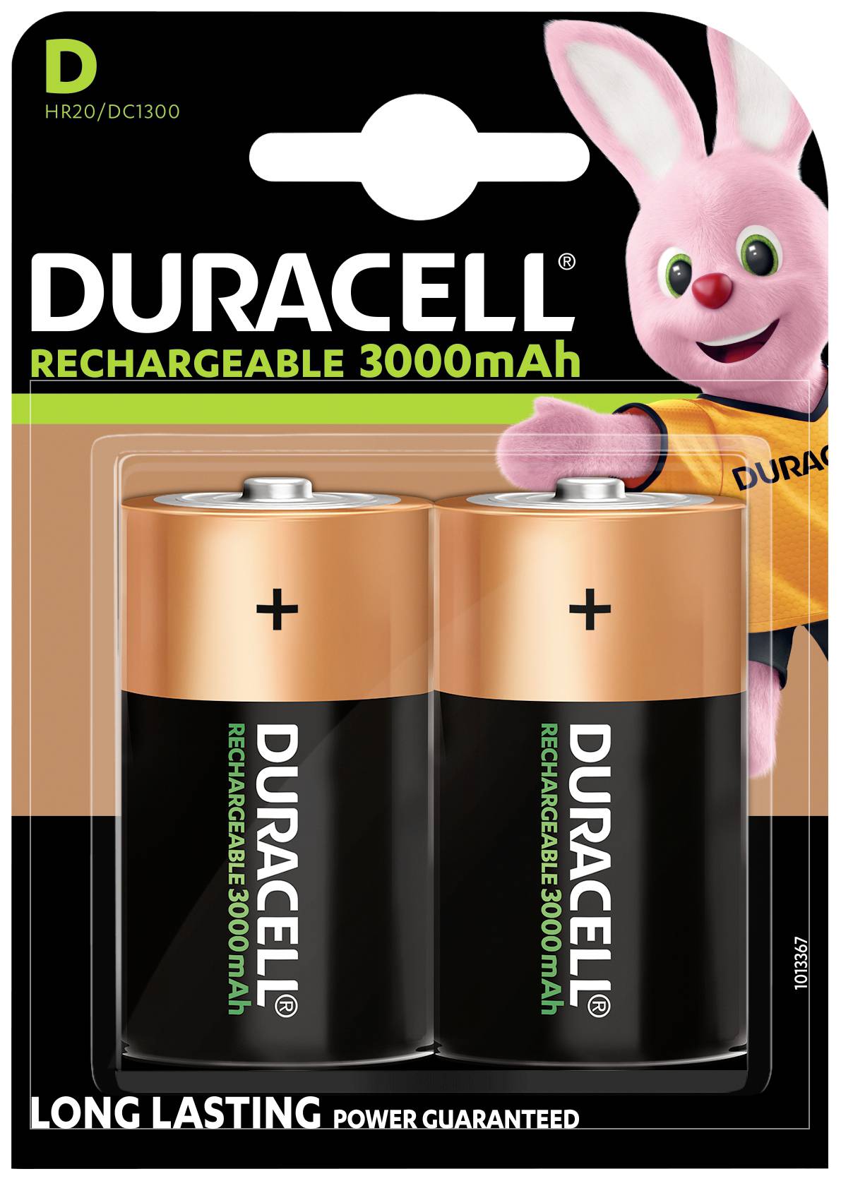 Duracell PreCharged D battery (rechargeable) NiMH 3000 mAh 1.2 V 2 pc(s)
