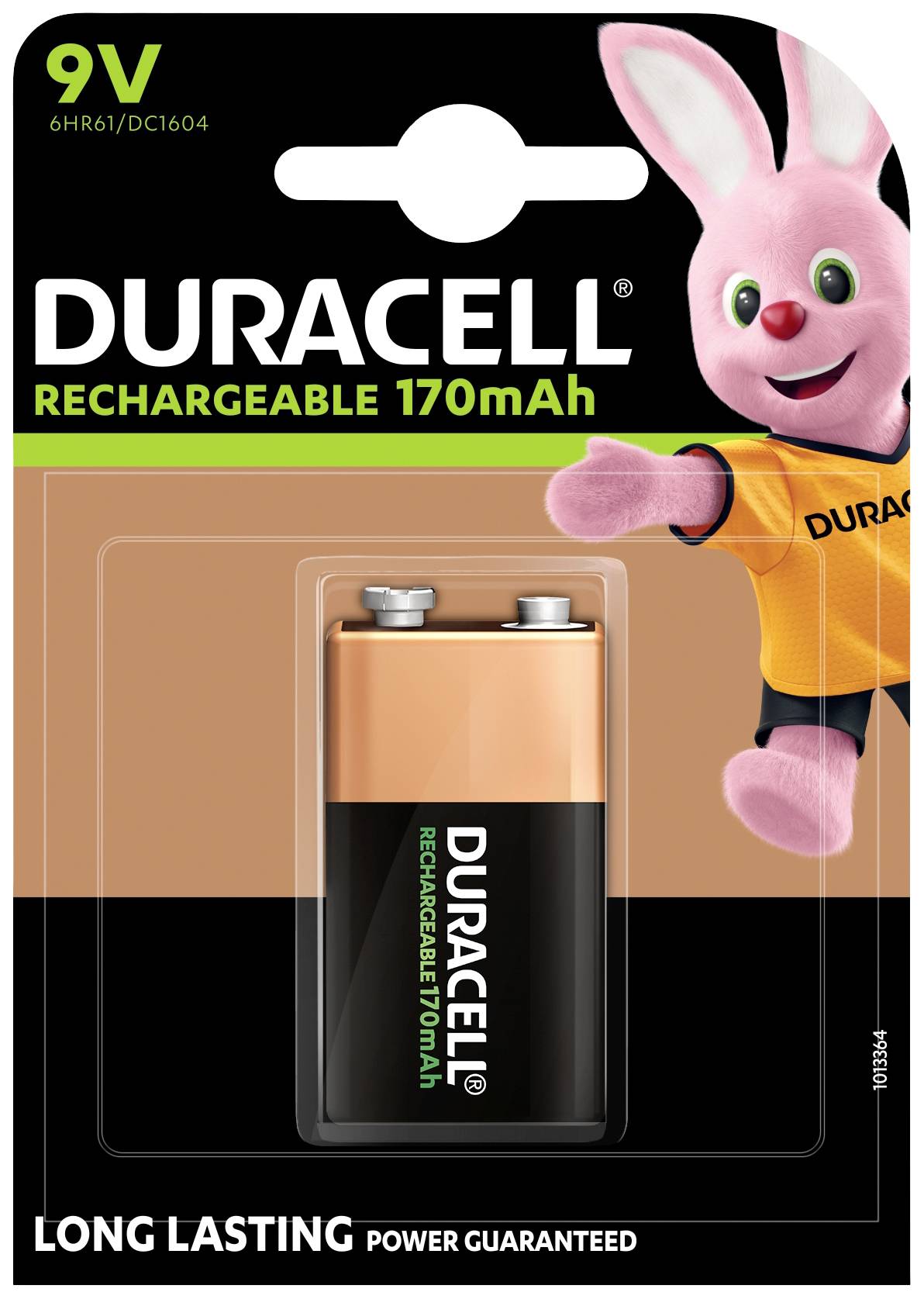 Duracell 9 V / PP3 battery (rechargeable) NiMH 170 mAh 8.4 V 1 pc(s)