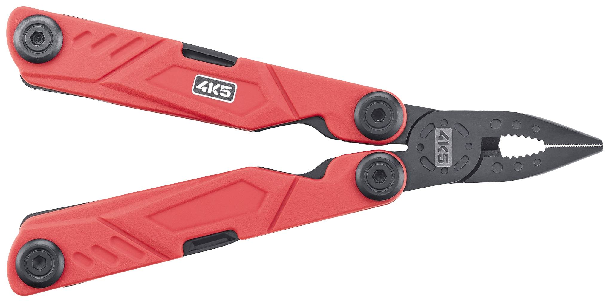 4K5 Tools MT 400 MultiTool Large 600.400A Multitool + sheath Red, Black
