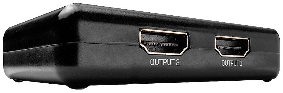 LINDY 38357 2 ports HDMI splitter 3840 x 2160 p Black