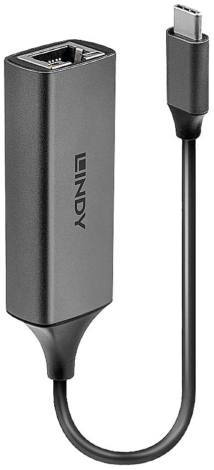 LINDY Network adapter 5 GBit/s USB C® (USB 3.1 1st gen), Gigabit LAN (1 Gbps) , RJ45