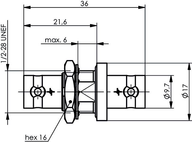 Telegärtner 100023827 100023827 TNC connector Connector, straight 75 Ω 1 pc(s)