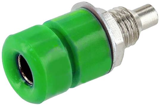 econ connect TB40GN Jack socket Socket, built-in Pin diameter: 4 mm Green Bulk