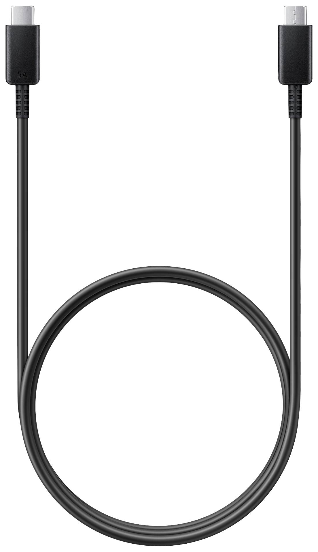USB-C cable with two plugs at the ends. Ideal for charging and data transfer for compatible devices.