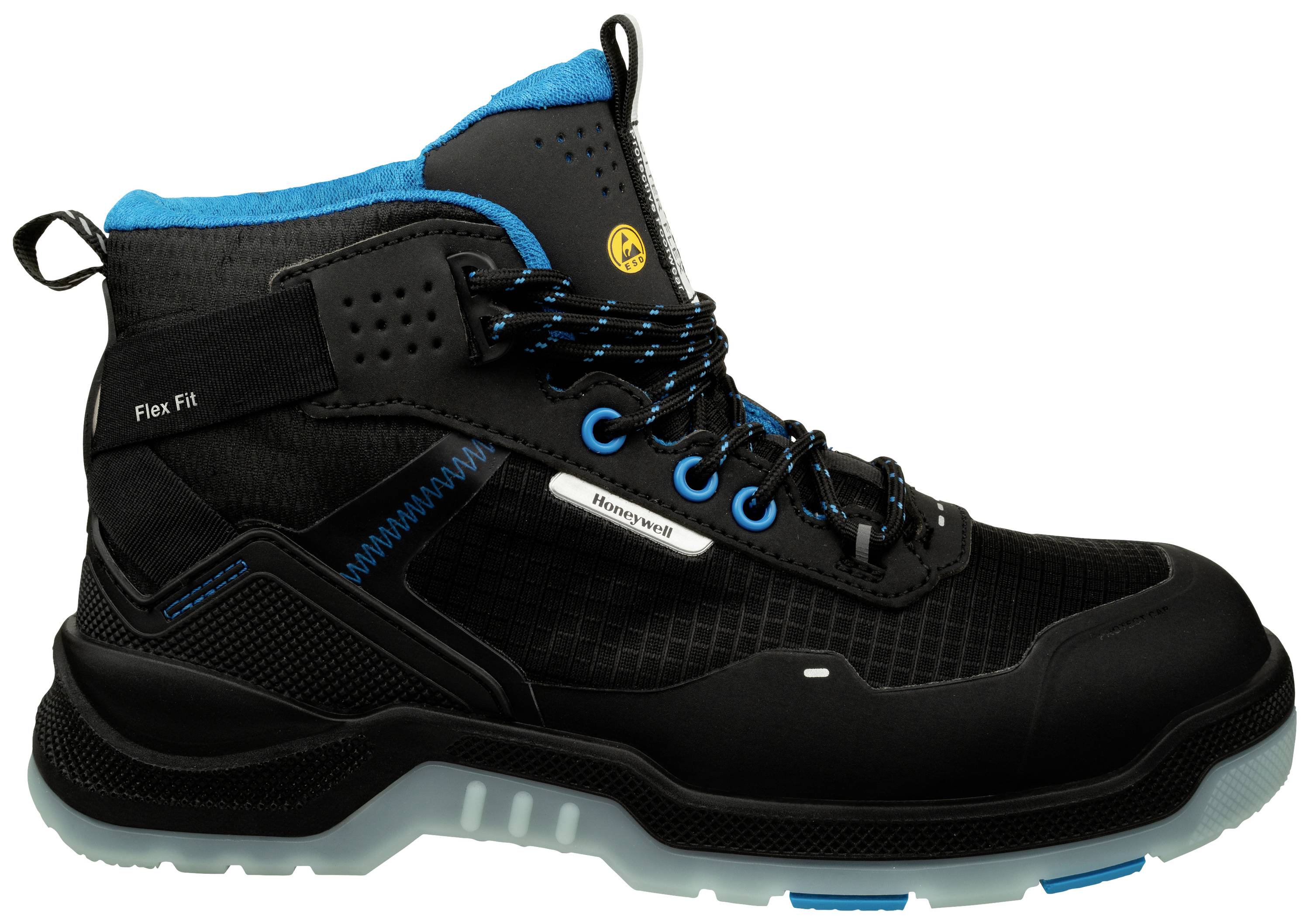 Otter Breather Mid 6551626-41/7 ESD Safety work boots S3 Shoe size (EU): 41 Black 1 Pair