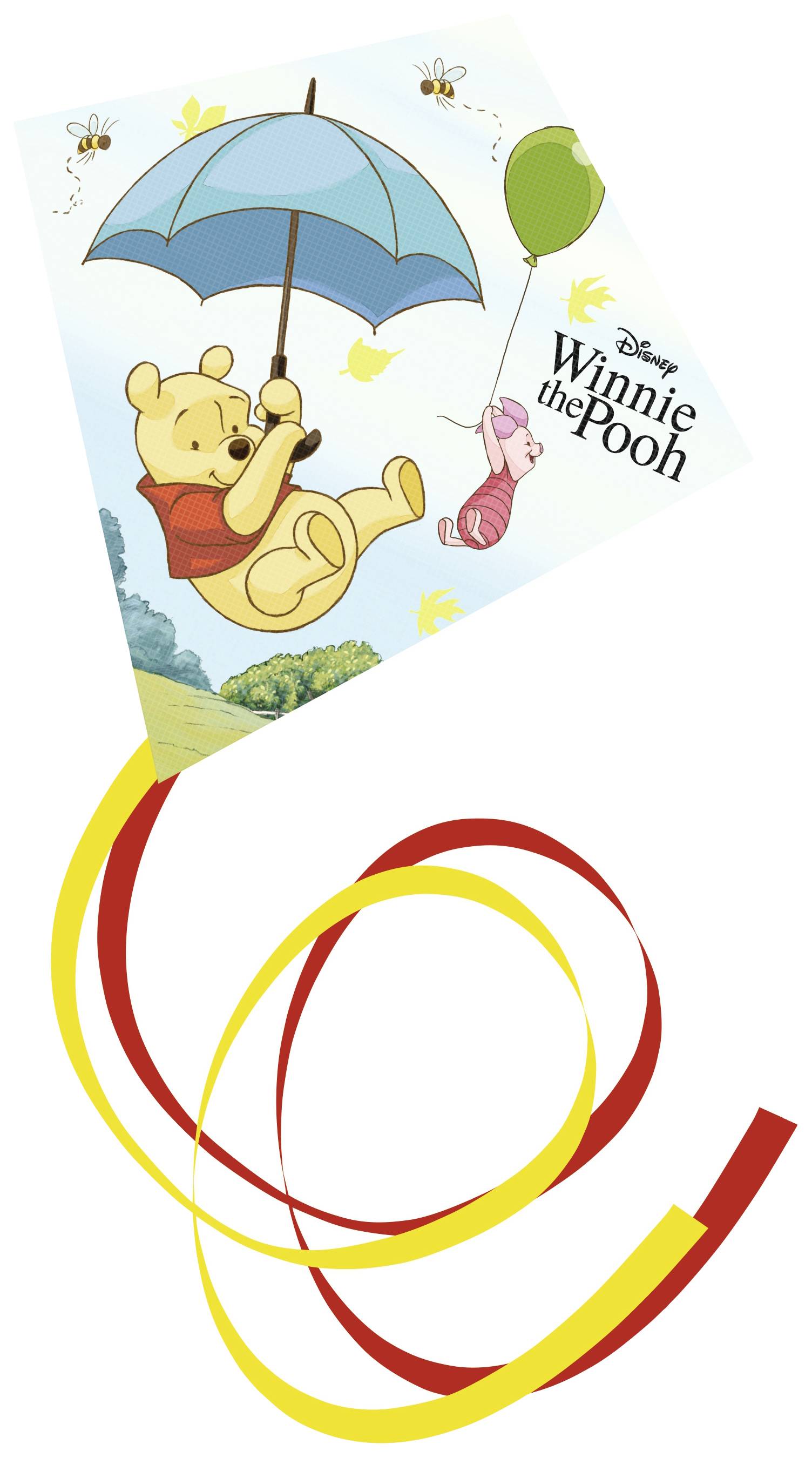 Günther Flugspiele Kite Winnie Pooh Wingspan (details) 700 mm Wind speed range 4 - 9 bft