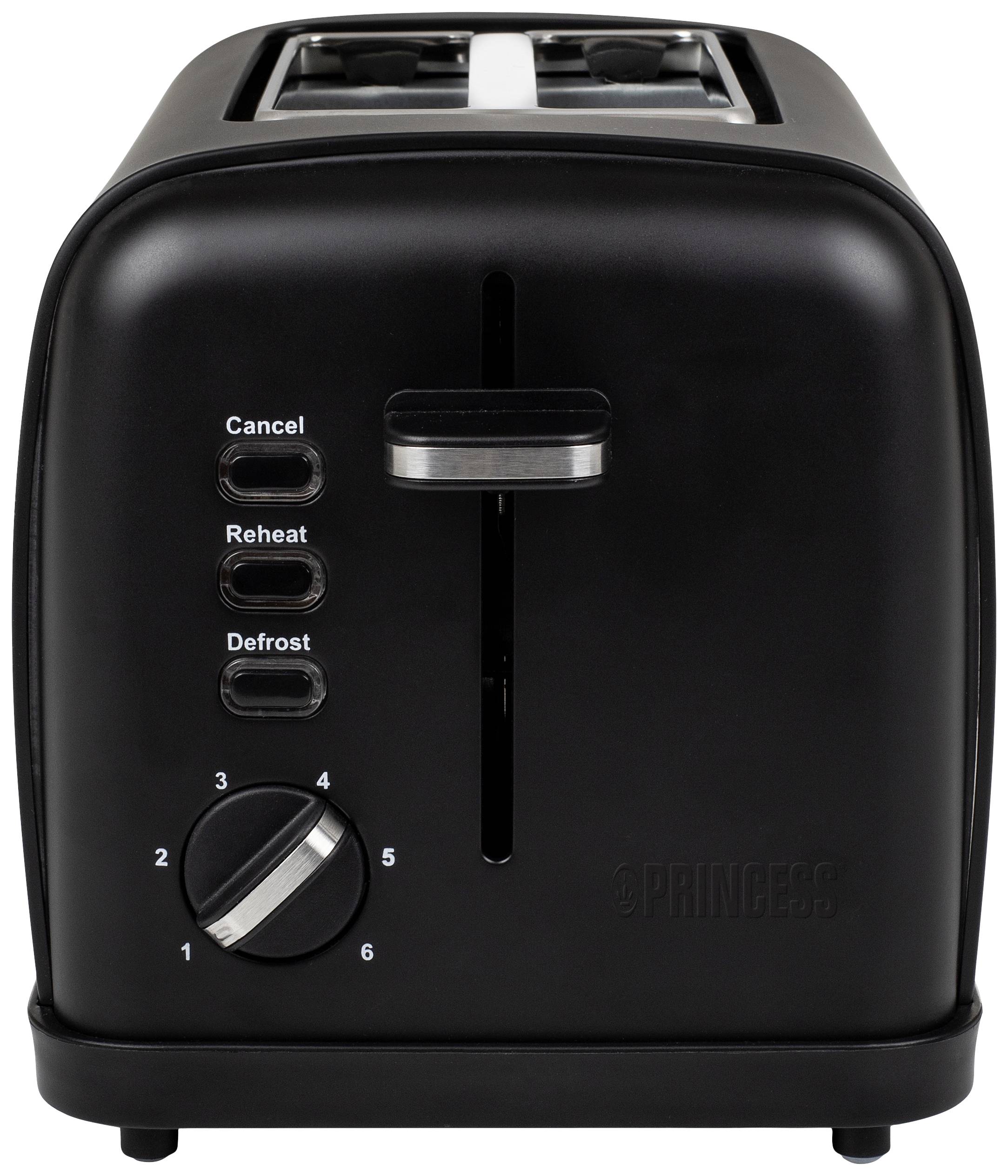 Princess 142396 Toaster with home baking attachment Black