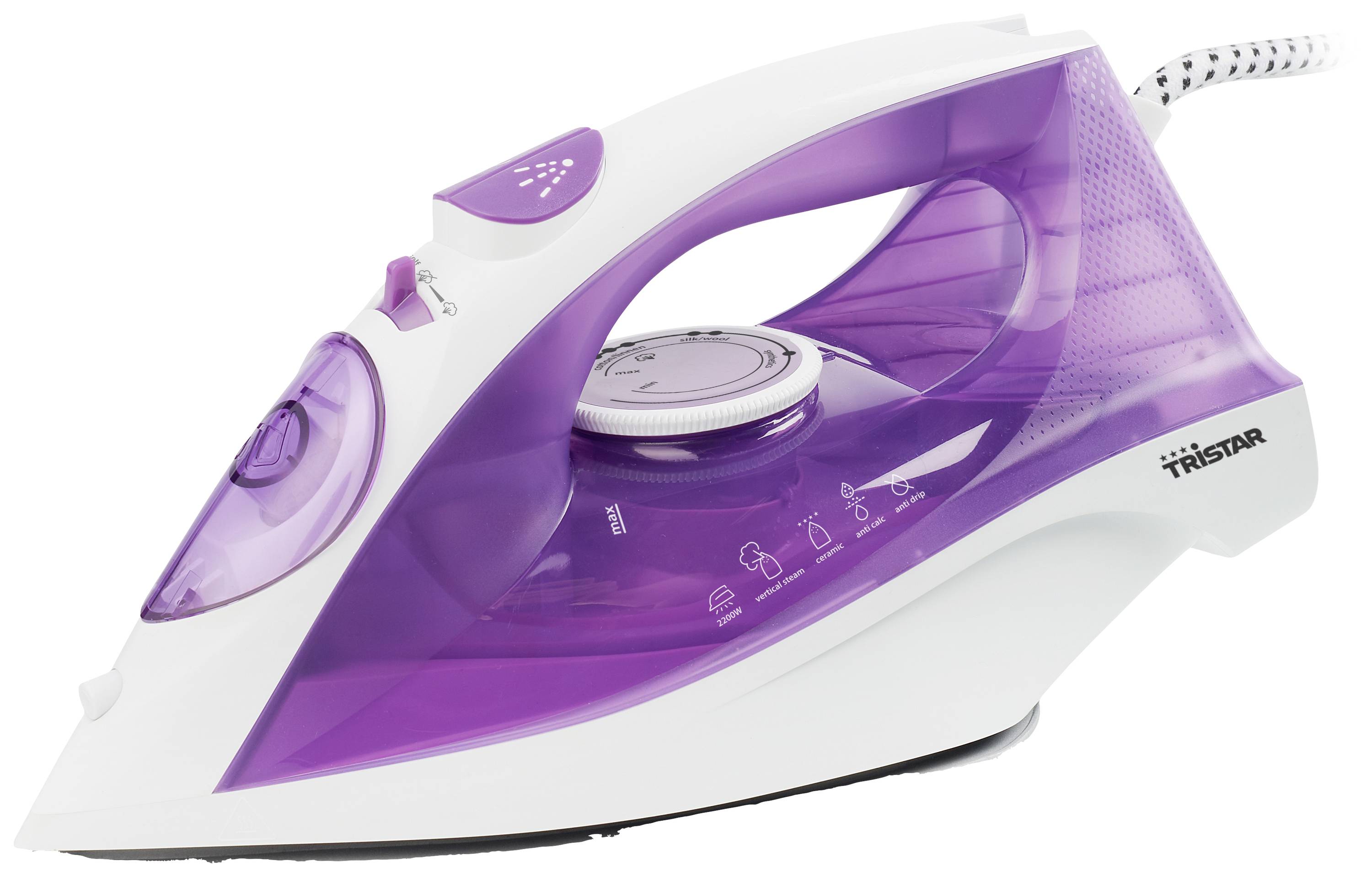 Tristar ST-8350 Steam iron Violet, White 2200 W