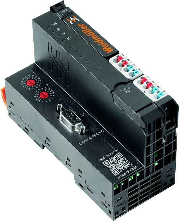 Weidmüller UR20-FBC-PB-DP-V2 2614380000 PLC fieldbus connector 24 V DC