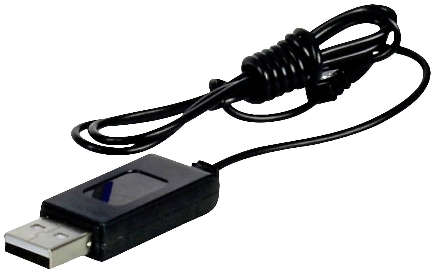 USB data storage device with long cable and loop.