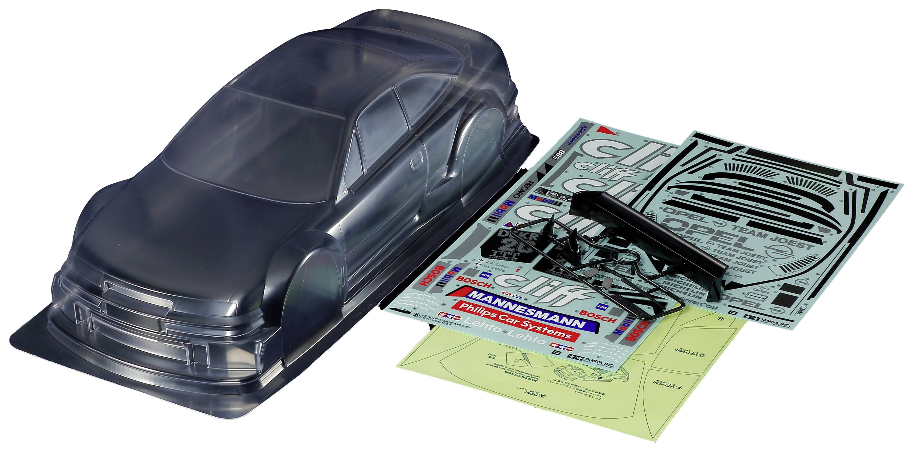 Tamiya 51689 1:10 Car body Opel Calibra V6 Cliff RS257 Unpainted, uncut