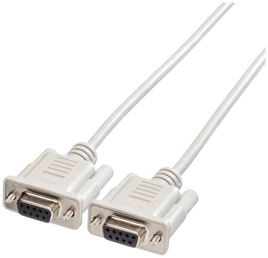 Roline Series Cable [1x D-SUB socket 9-pin - 1x D-SUB socket 9-pin] 1.80 m Grey