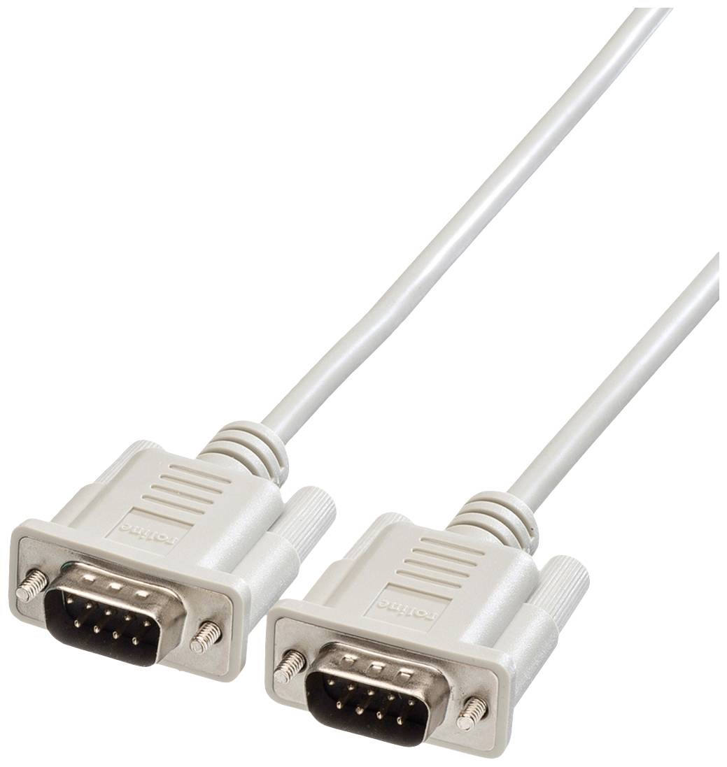 Roline Series Cable [1x D-SUB-plug 9-pin - 1x D-SUB-plug 9-pin] 1.80 m Grey