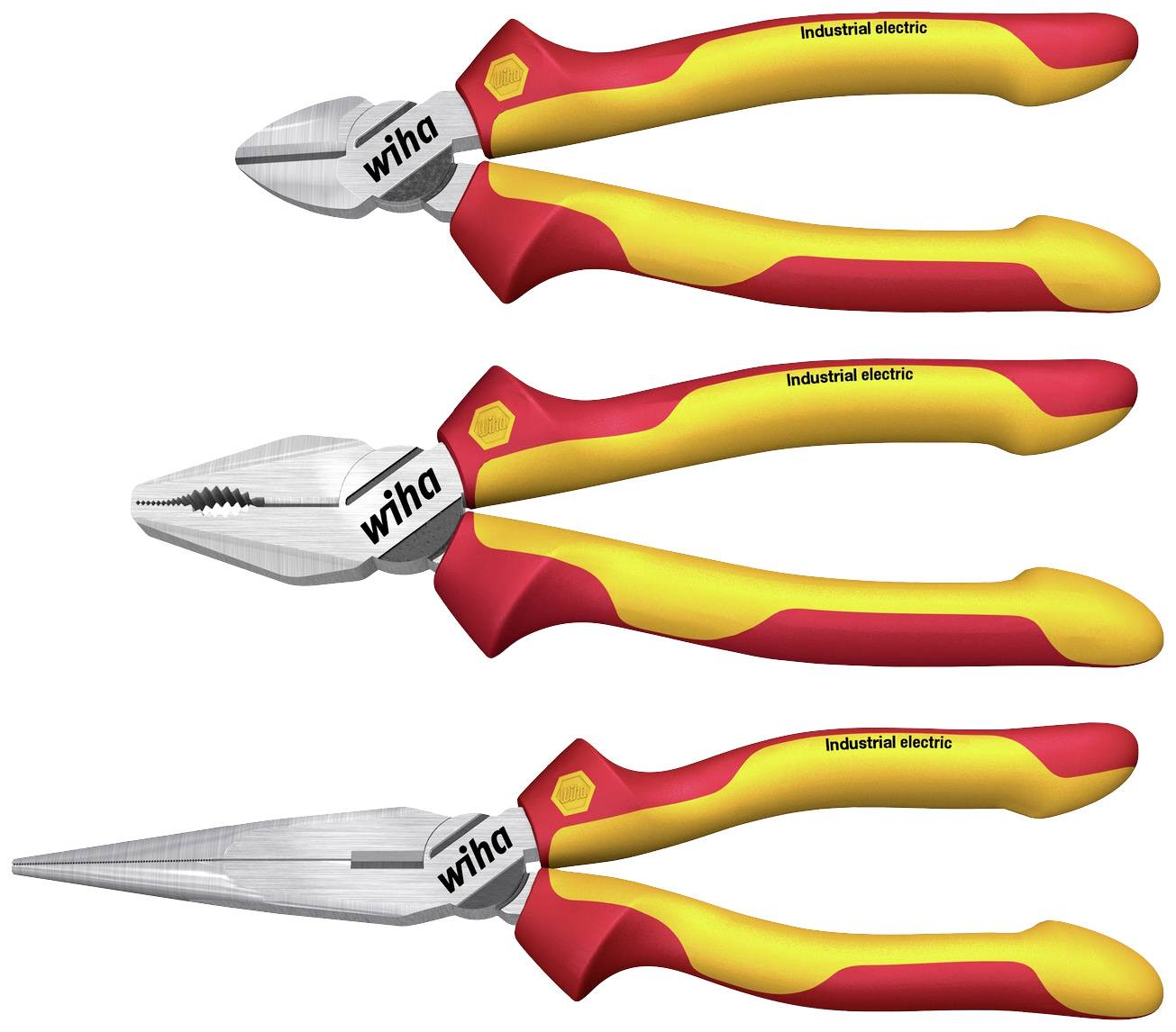 Wiha 38637 Pliers set 3-piece