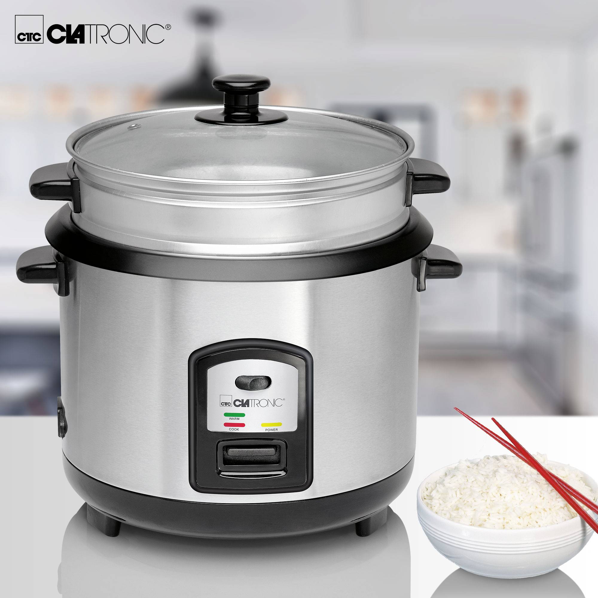 Clatronic RK 3567 Travel cooker Inox finish