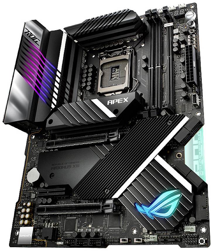 Asus ROG MAXIMUS XIII APEX Motherboard PC base Intel® 1200 Form factor (details) ATX Motherboard chipset Intel® Z590