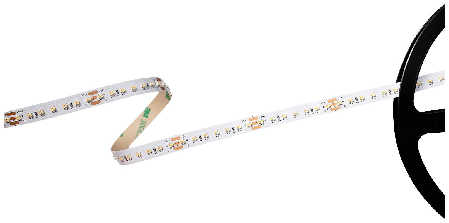 Barthelme Basic TW 51541330 LED strip EEC: D (A - G) open cable ends 24 V 5 m Warm white, Neutral white, Cool white 1 pc(s)