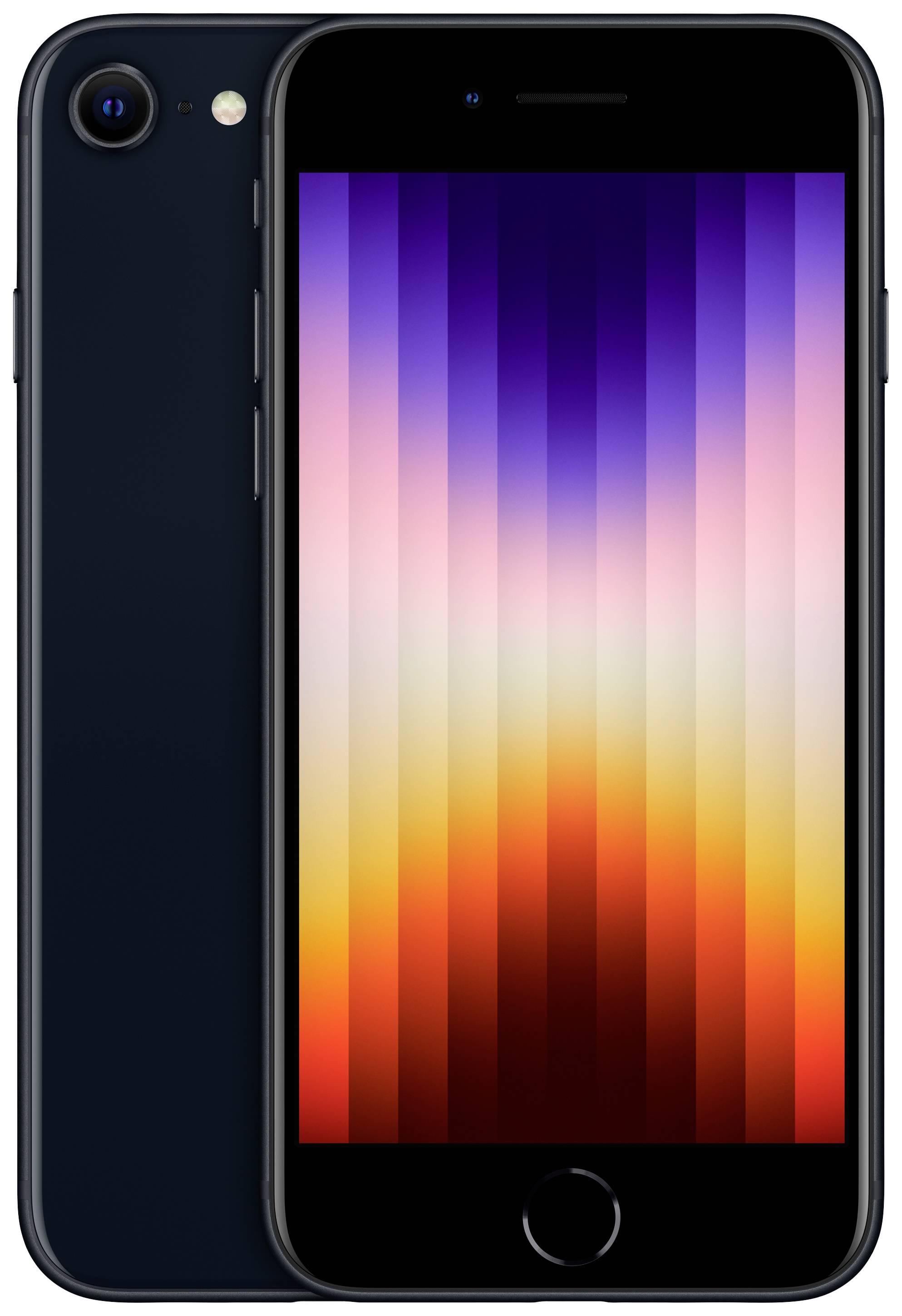 Apple refurbished iPhone SE (3rd Gen) Refurbished (acceptable) 64 GB 4.7 inch (11.9 cm) iOS 15 12 MP Midnight