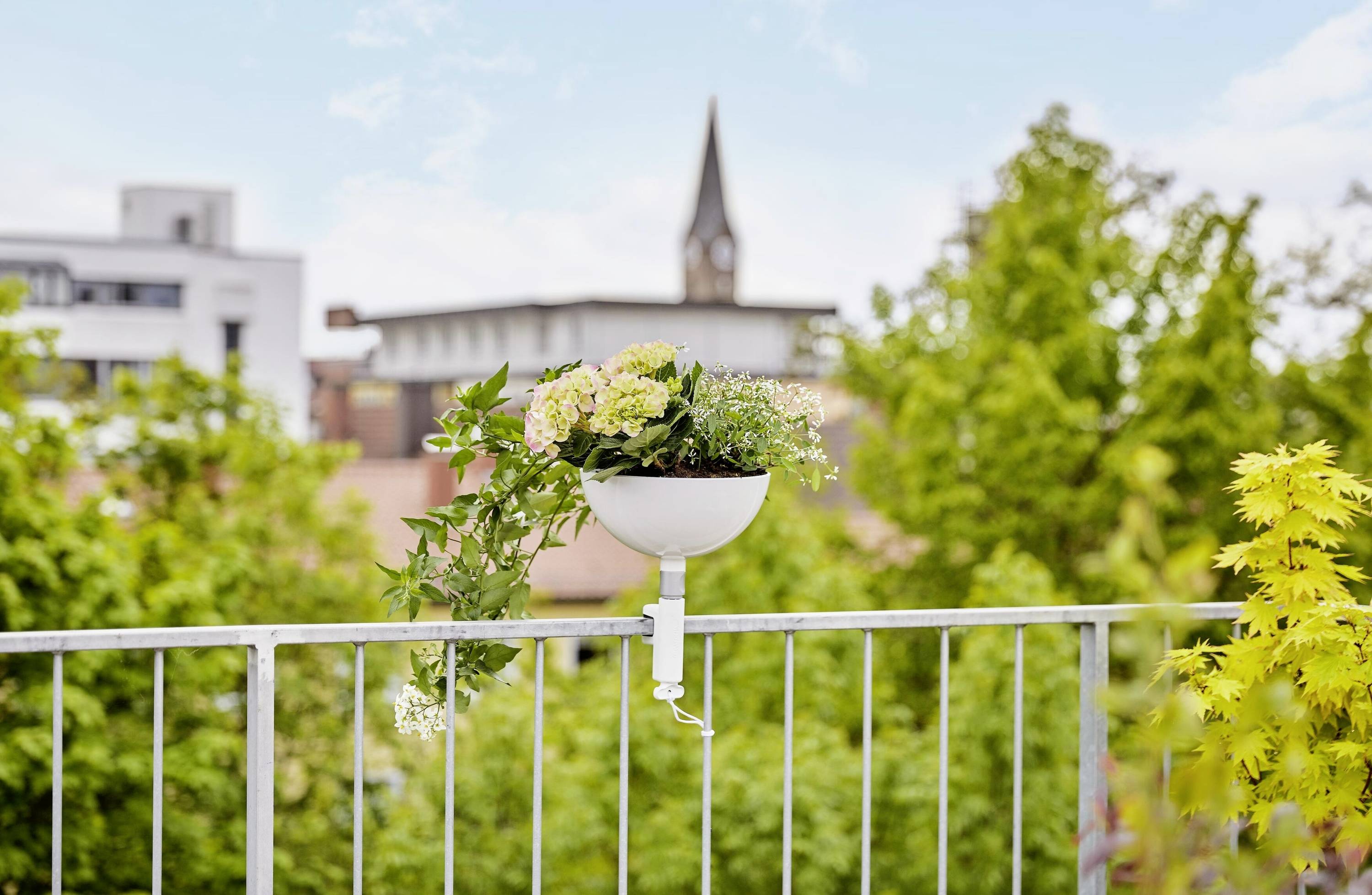 GARDENA 11410-20 ClickUp! Balcony pole mount