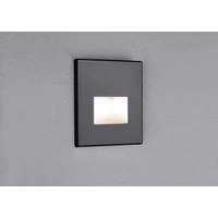Paulmann 4064161230580 Edge Quadro eckig LED recessed wall light 3-piece set LED (monochrome) Black Paulmann 4064161230580 Edge Quadro eckig LED recessed wall light 3-piece set LED (monochrome) Black