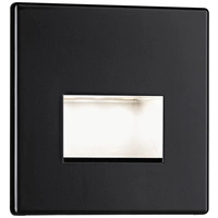 Paulmann 4064161230580 Edge Quadro eckig LED recessed wall light 3-piece set LED (monochrome) Black Paulmann 4064161230580 Edge Quadro eckig LED recessed wall light 3-piece set LED (monochrome) Black