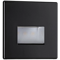 Paulmann 4064161230580 Edge Quadro eckig LED recessed wall light 3-piece set LED (monochrome) Black Paulmann 4064161230580 Edge Quadro eckig LED recessed wall light 3-piece set LED (monochrome) Black