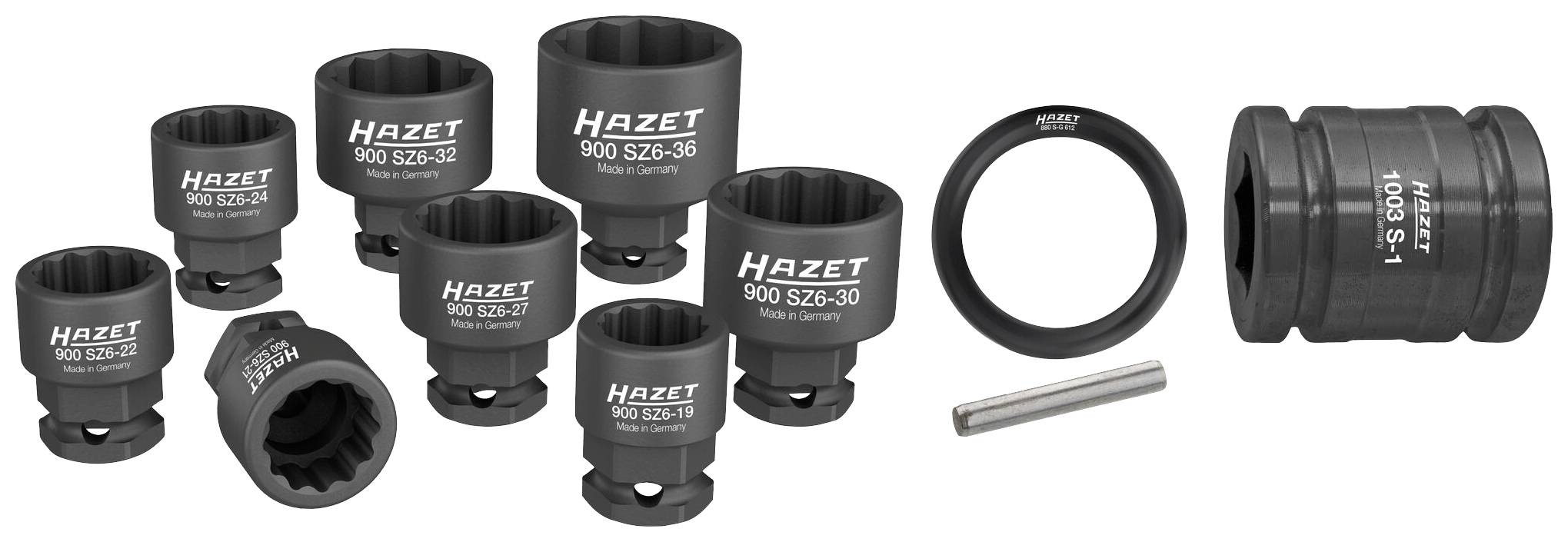 Hazet 900SZ6/11 Bit set 1/2" (12.5 mm) 900SZ6/11