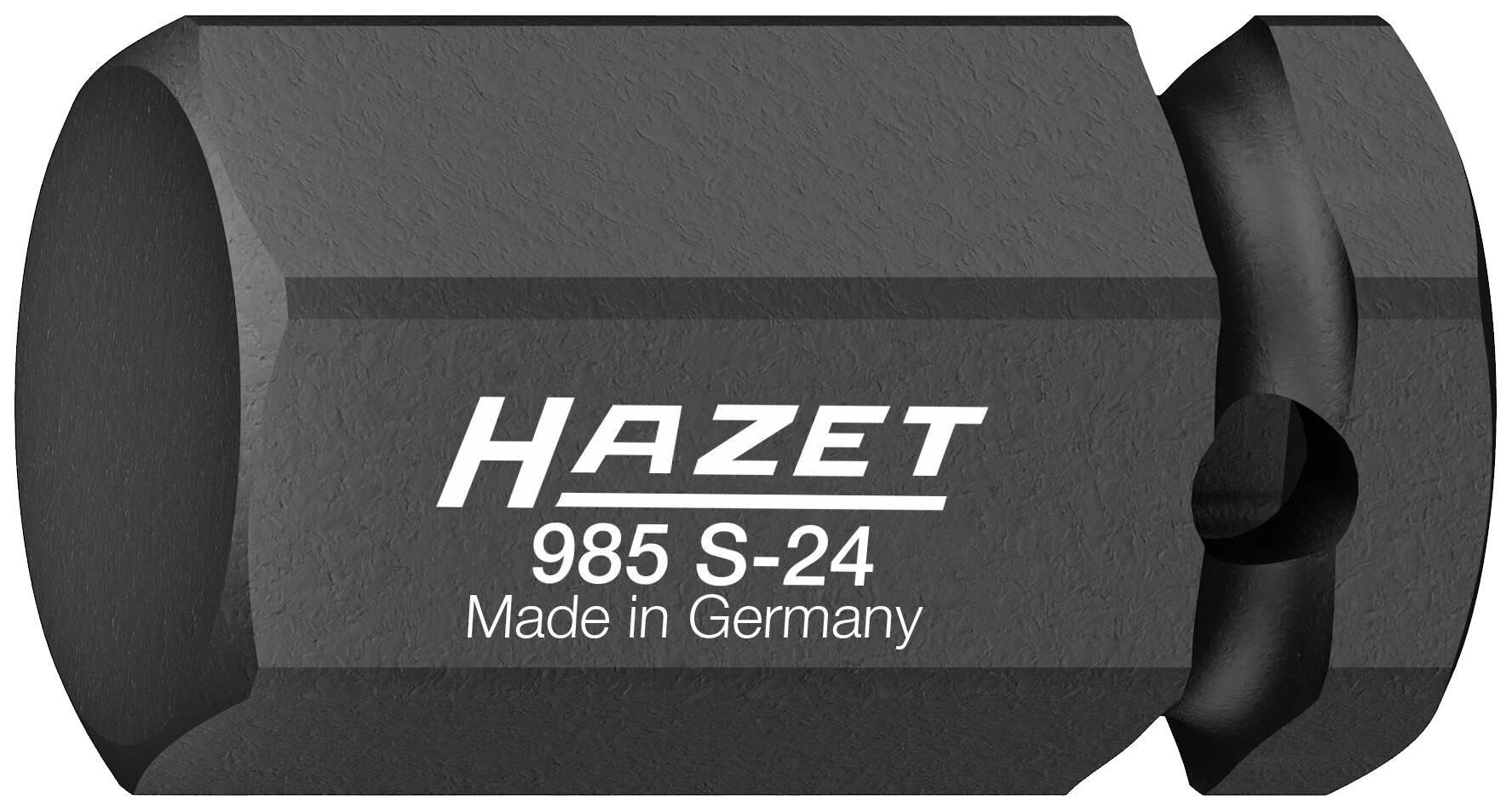 'Black Hazet screwdriver bit, Model 985 S-24, with the inscription 