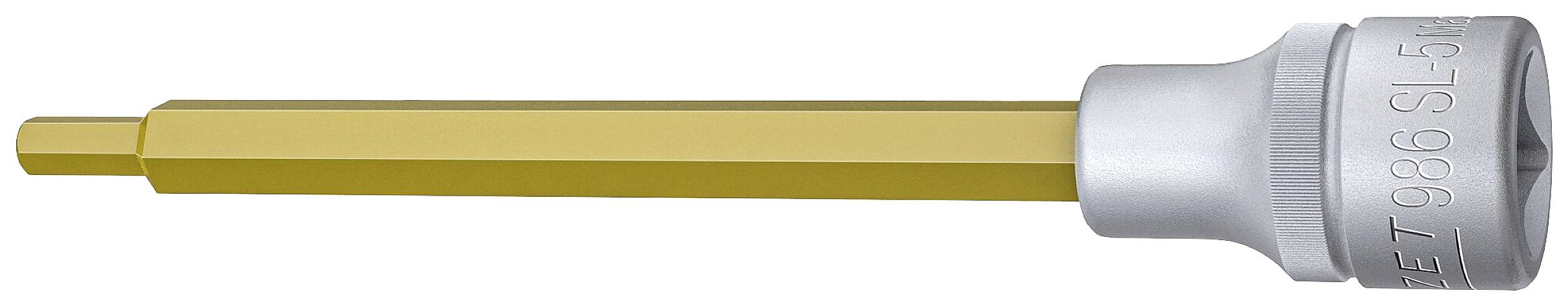 Graham screwdriver with a gold hexagonal shaft and silver handle. Suitable for specific screw types.