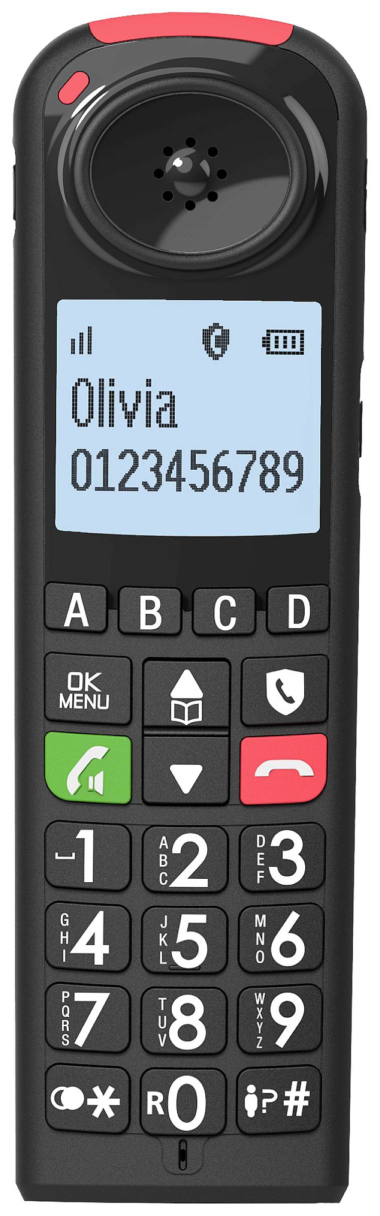 SwissVoice Xtra Additional handset Redial Backlit Black