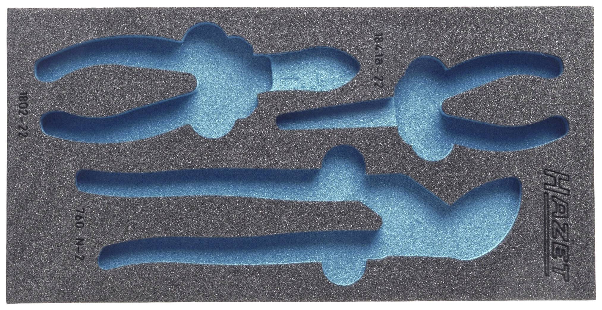 Hazet 163-96L 163-96L Foam insert (L x W) 342 mm x 172 mm