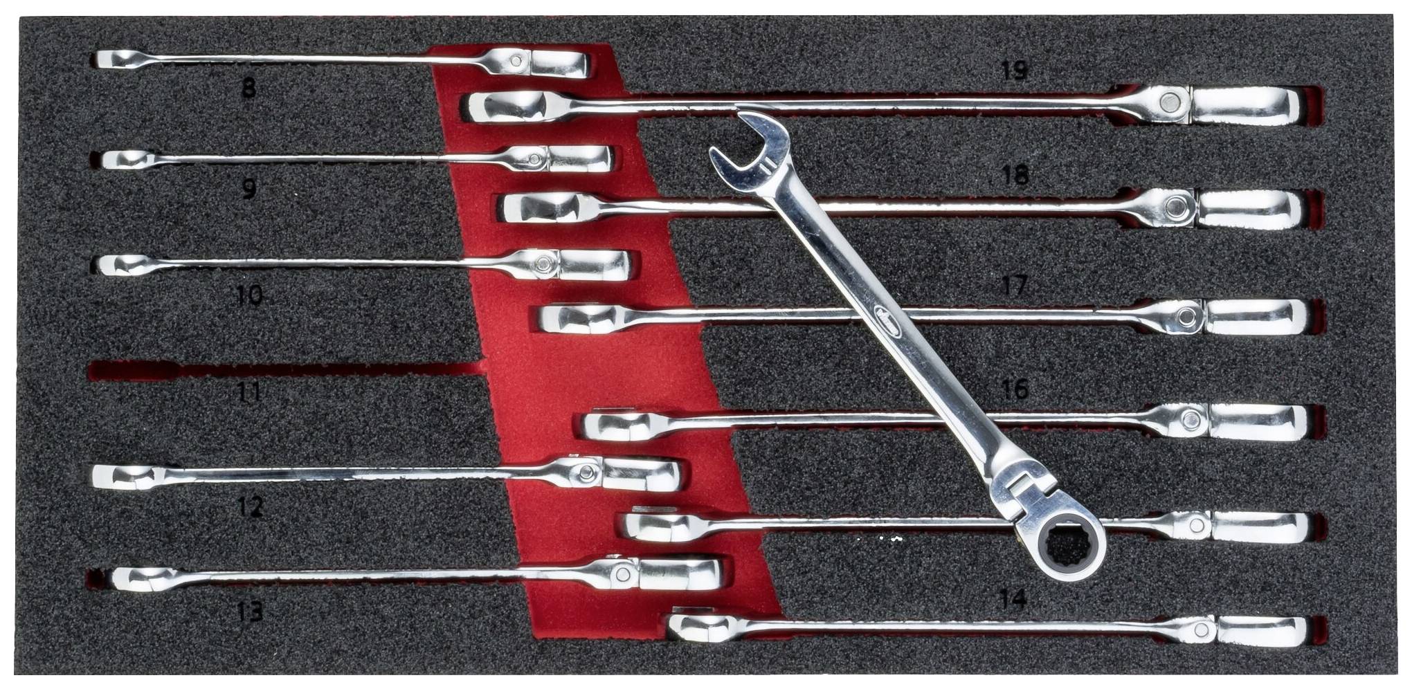 Vigor V5077 V5077 Ratcheting crowfoot joint wrench