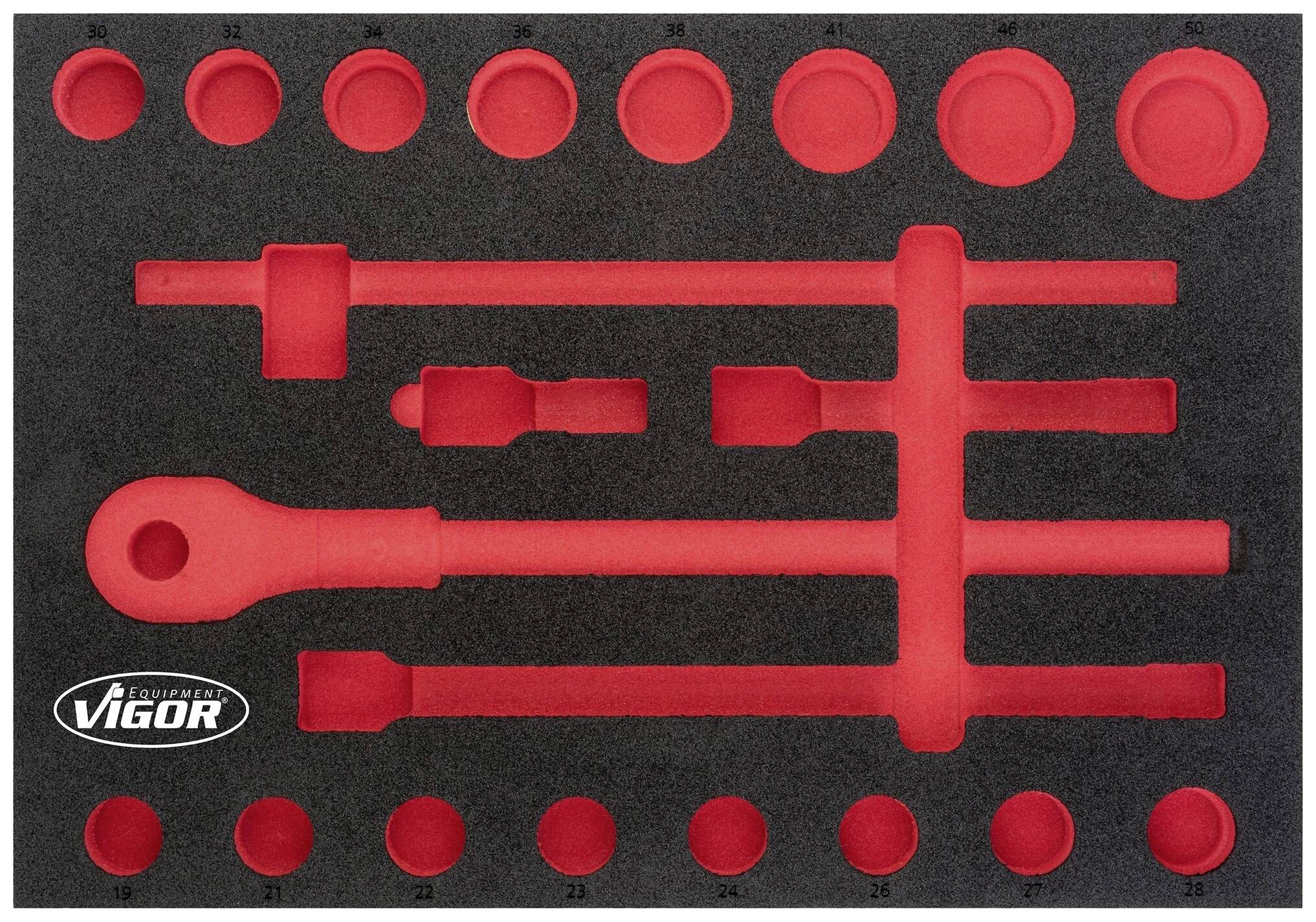 Vigor V5109-L V5109-L Foam insert (L x W) 563 mm x 393 mm