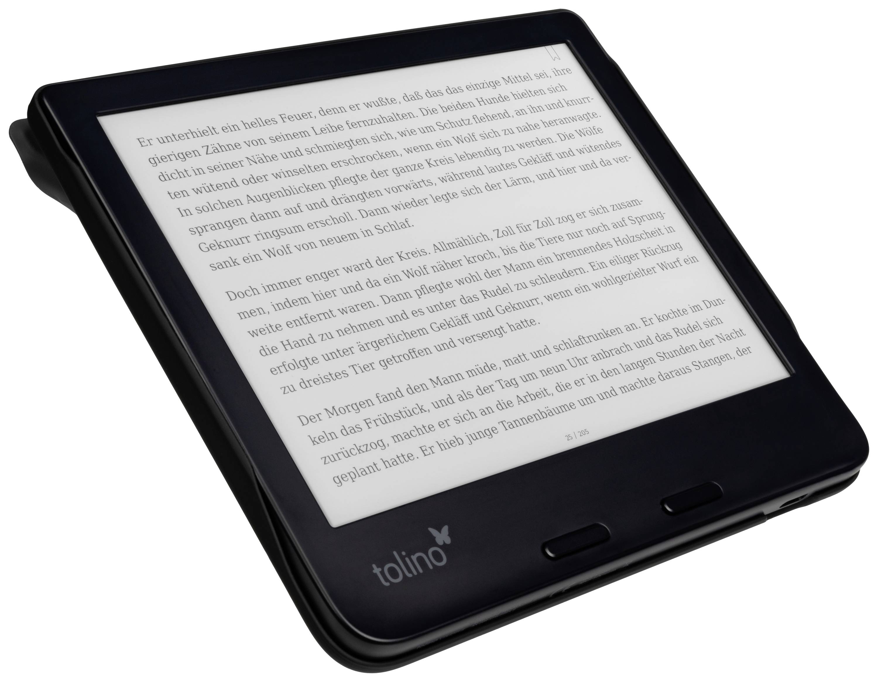 Tolino VISION 6 ORIGAMI FOLDING BAG eBook cover Suitable for: Vision 6 Suitable for display sizes of: 17,8 cm (7")