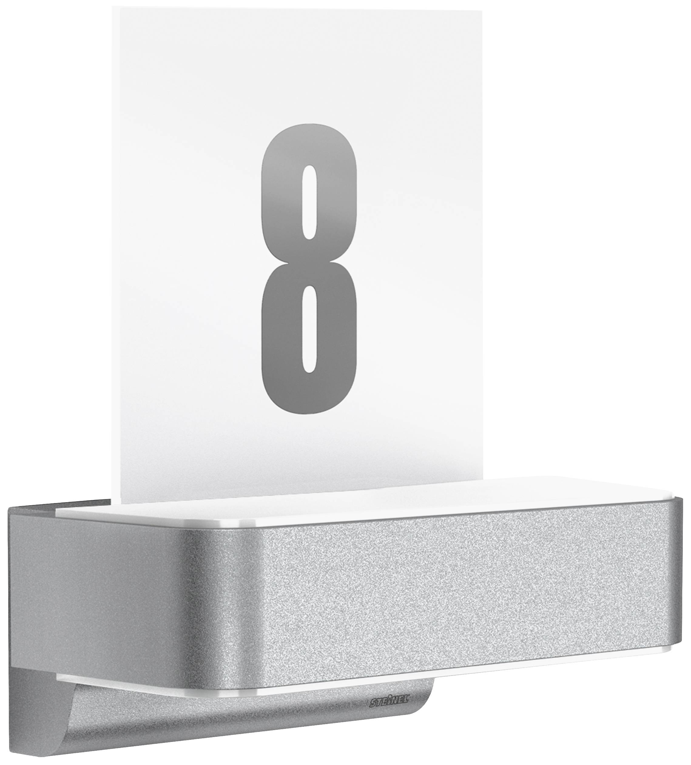 Steinel L 820 S SI 671327 Outdoor wall light (+ motion detector) 9.8 W Silver