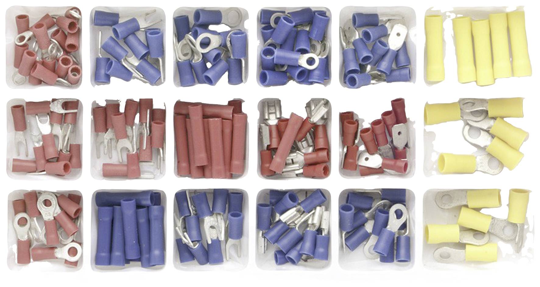 Toolland HAS05 Crimp connector set 150 pc(s)