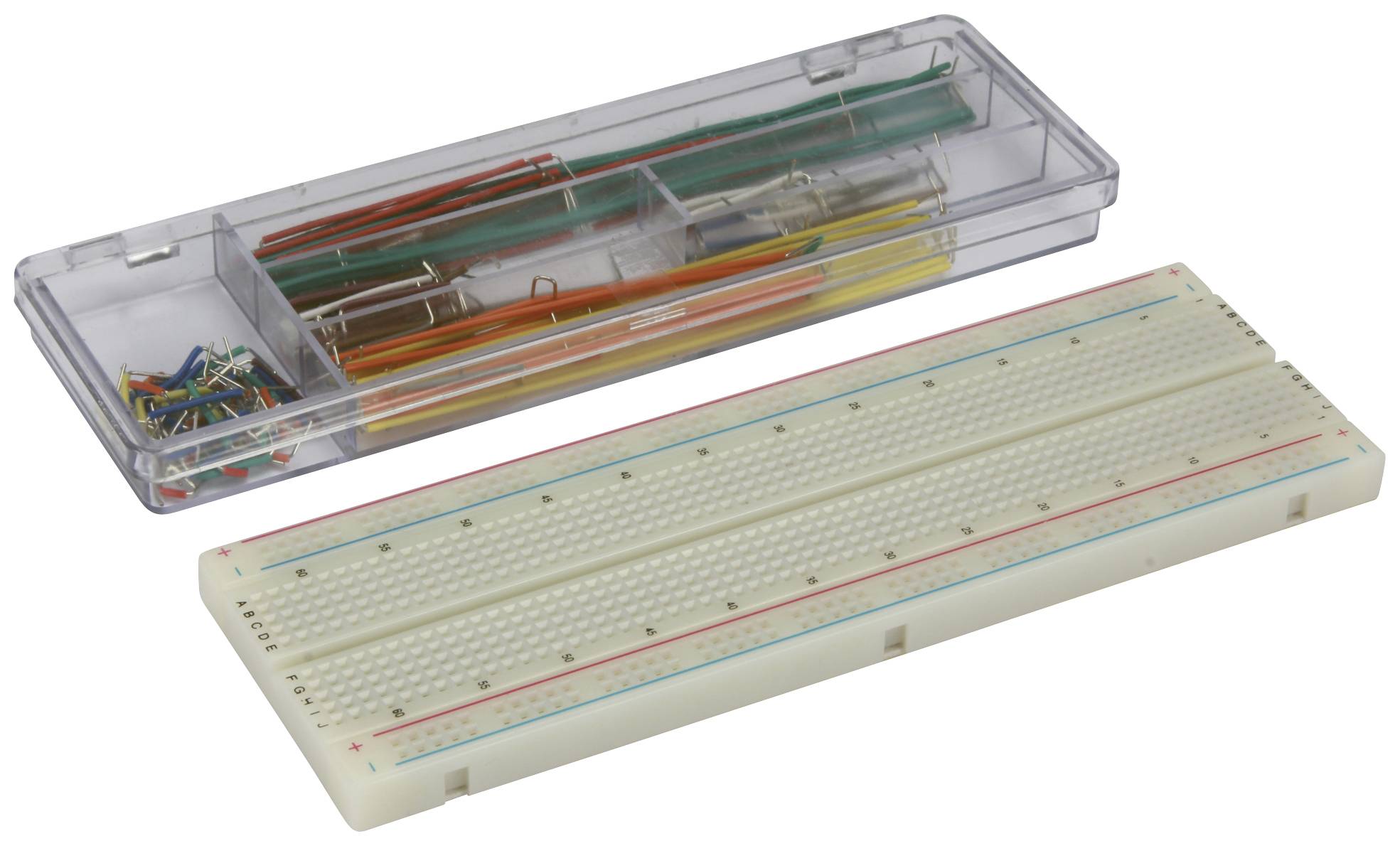Velleman Breadboard set (L x W x H) 170 x 18 x 55 mm 140 Parts