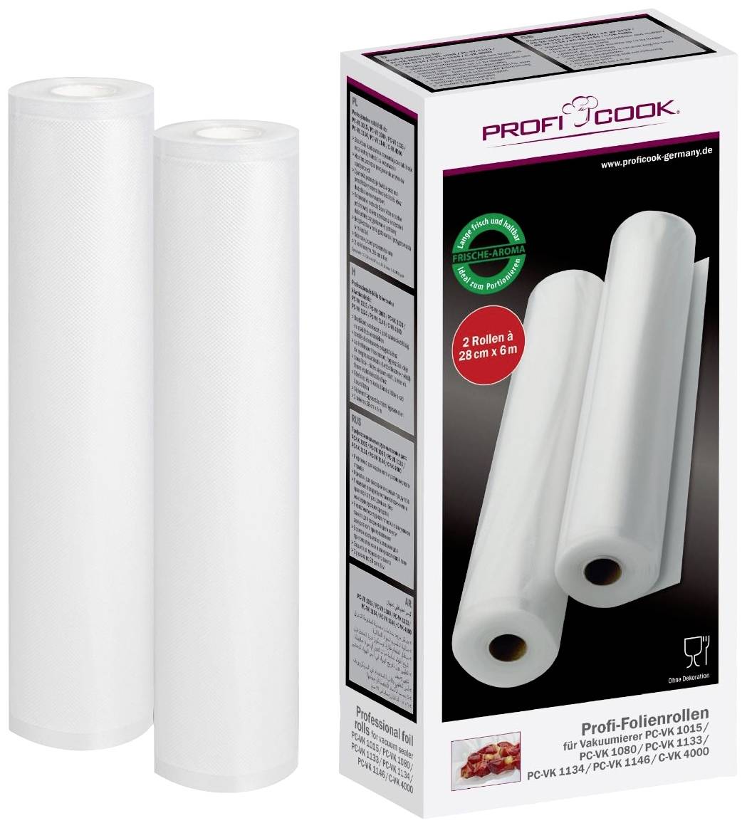 Profi Cook 8910155 2x Film rolls 28cm x 6m