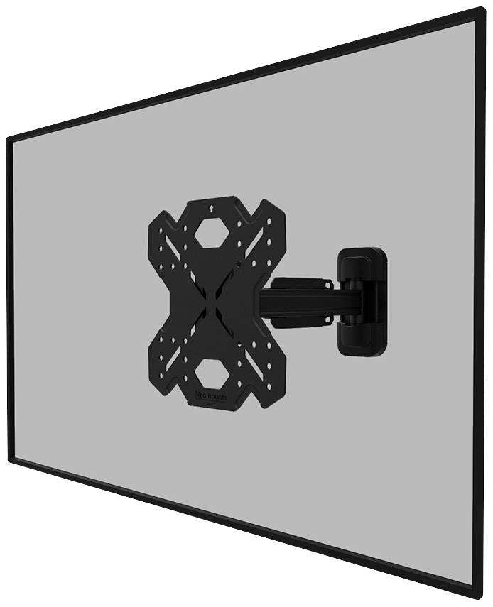 Pivoting wall mount for flat-screen televisions on a large TV, designed for flexible viewing angles and space efficiency.